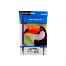 Papel Glossy Gramatura 115 (pacote com 50 folhas) - Impressoras á Jato de Tinta
