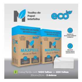 Papel Toalha Maxpell 20x21 ECO 