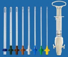Kit Amiu aspirador manual intrauterino composto por 8 cânulas
